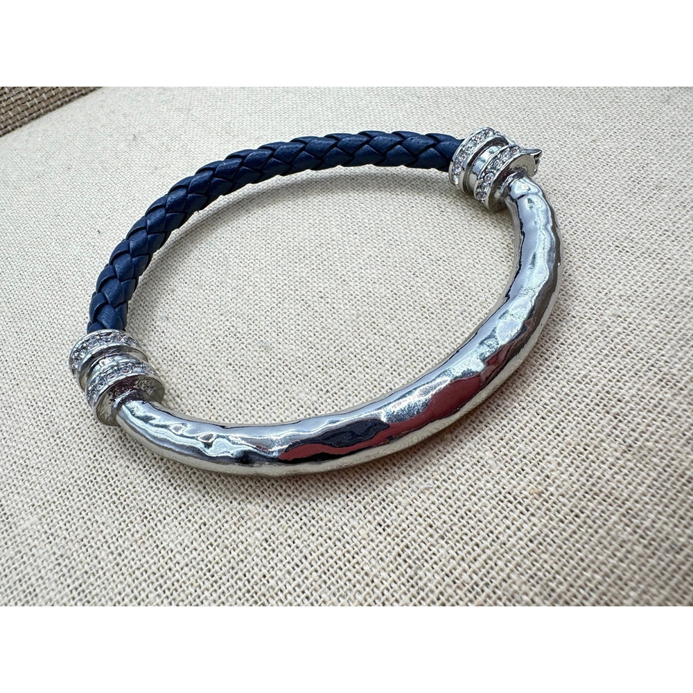 Hero Metal & Leather Bracelet